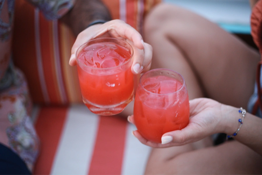 Refreshing drinks served aboard Savvy Sailing Grenada