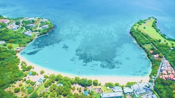 Morne Rouge Bay beside Mariposa Condominiums