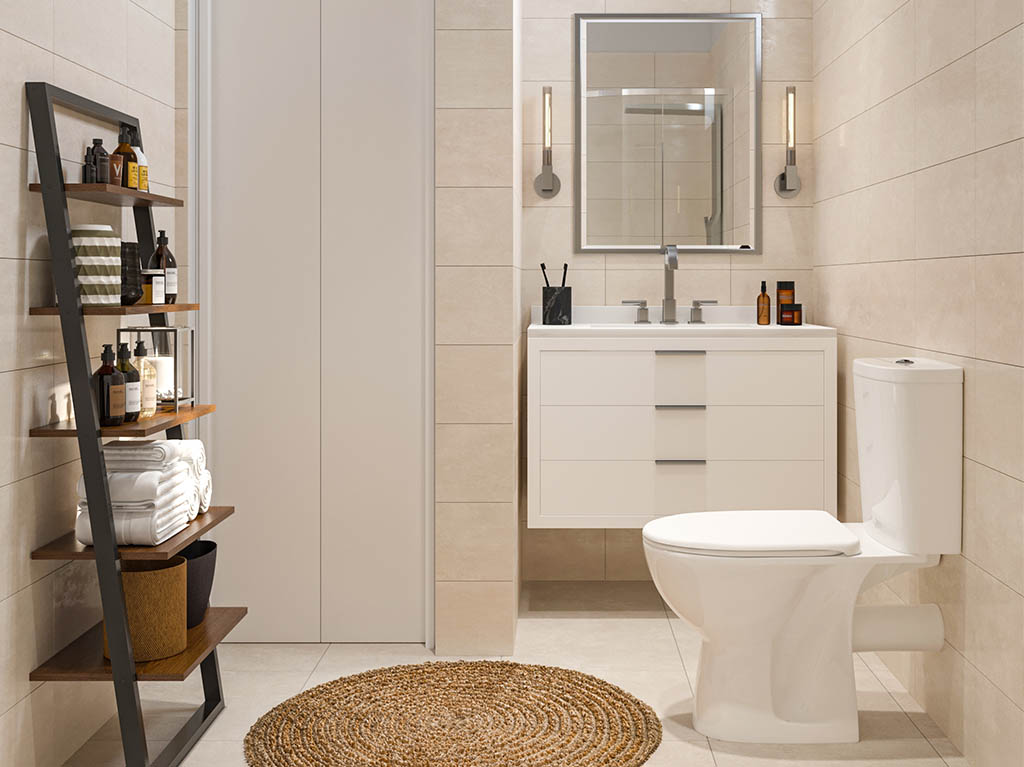 Mariposa Condominiums studio – bathroom