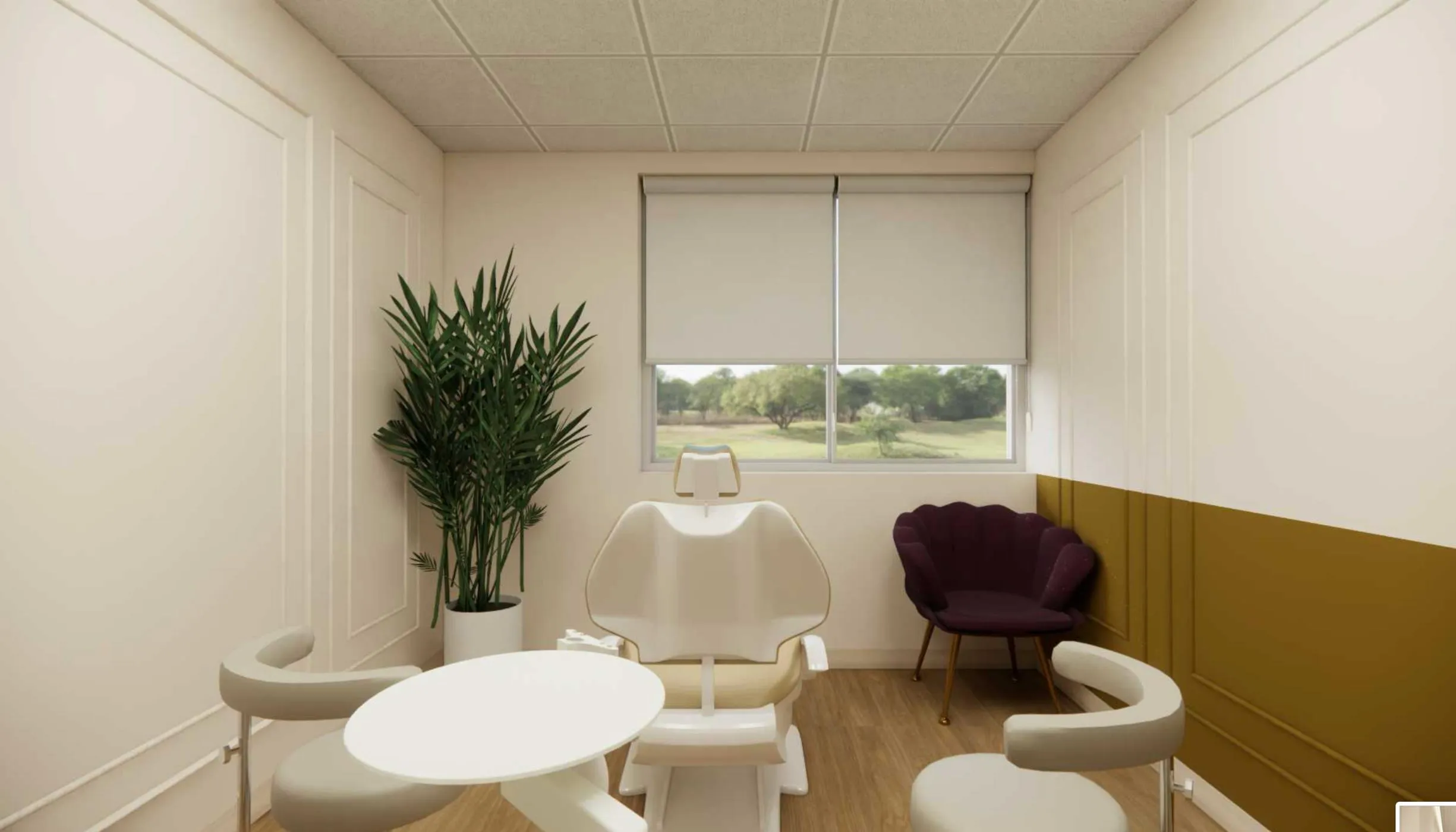 Modern treatment room at Atelier Opal Dental
