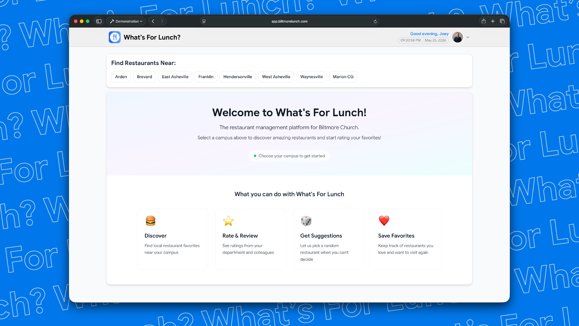 What's For Lunch?