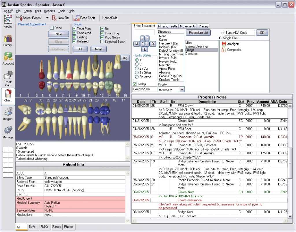 Features of Open Dental Software