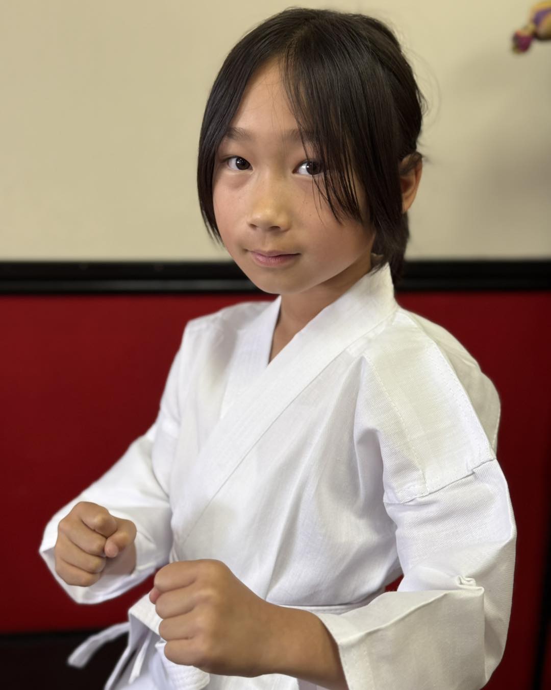 Karate Students on Guard