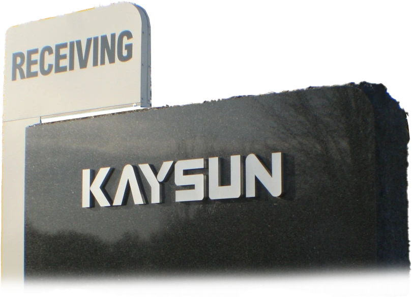 Kaysun's exterior faux granite sign