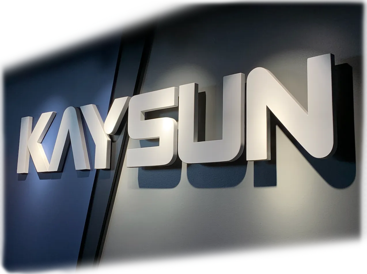 Kaysun interior custom business sign