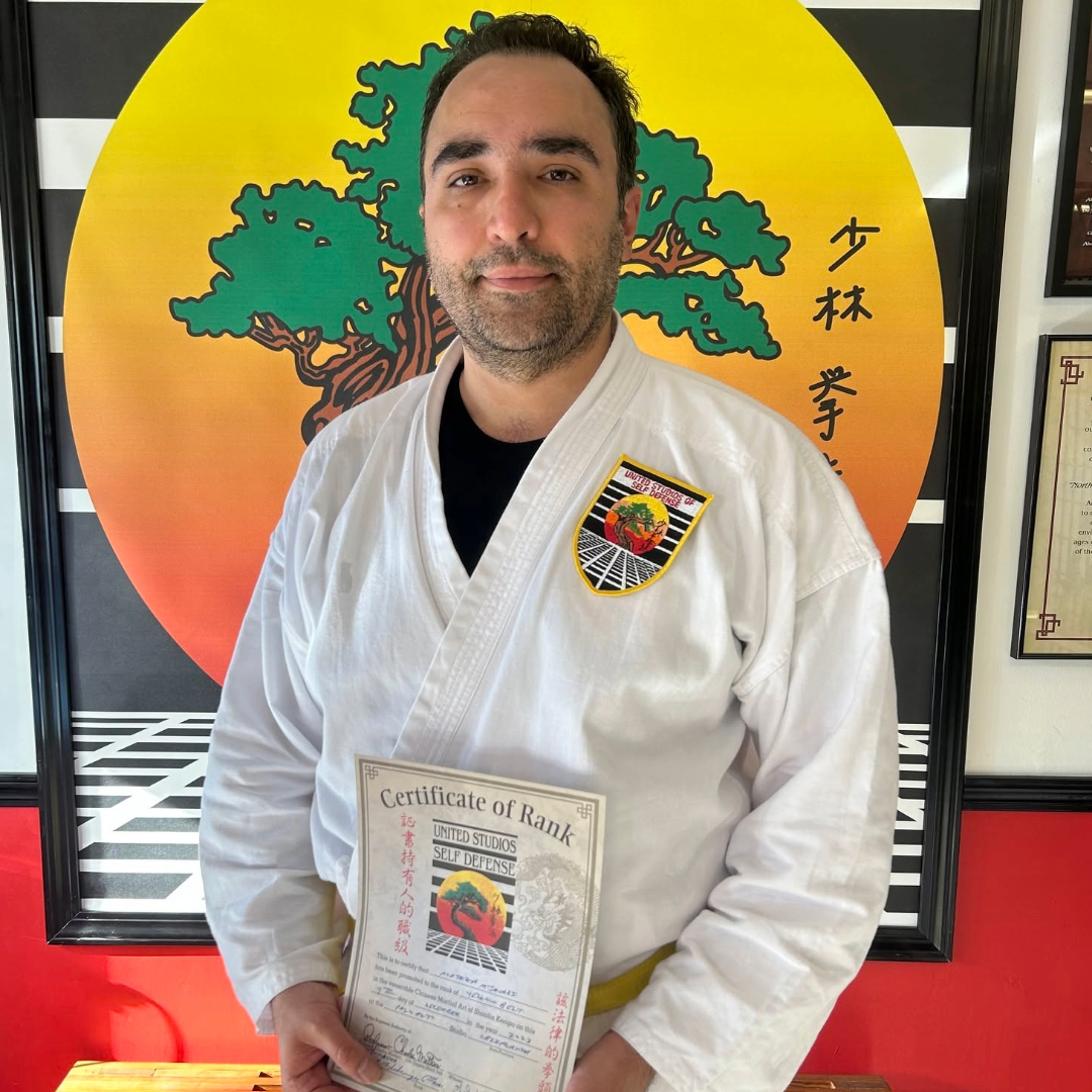Karate Students on Guard