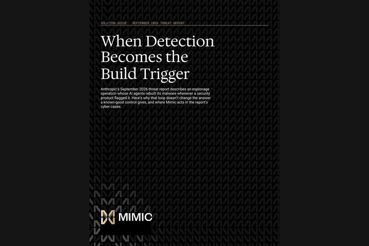 Cover of the When Detection Becomes the Build Trigger solution guide