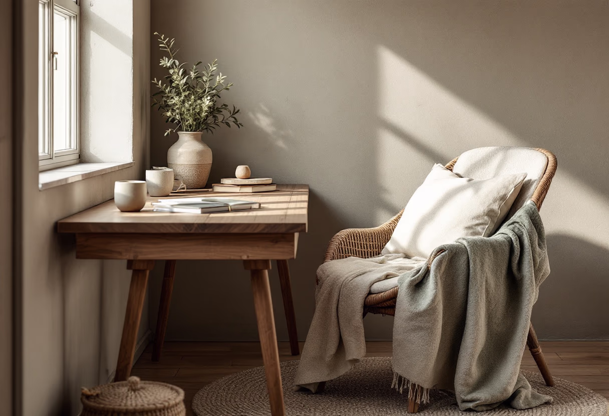 image of cozy study nook [background image]
