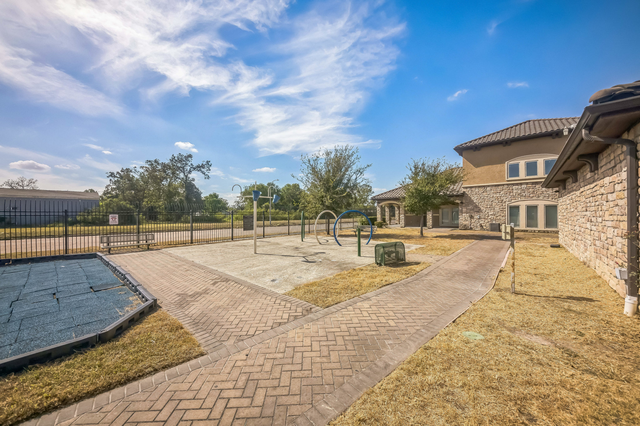 Outdoor playground area