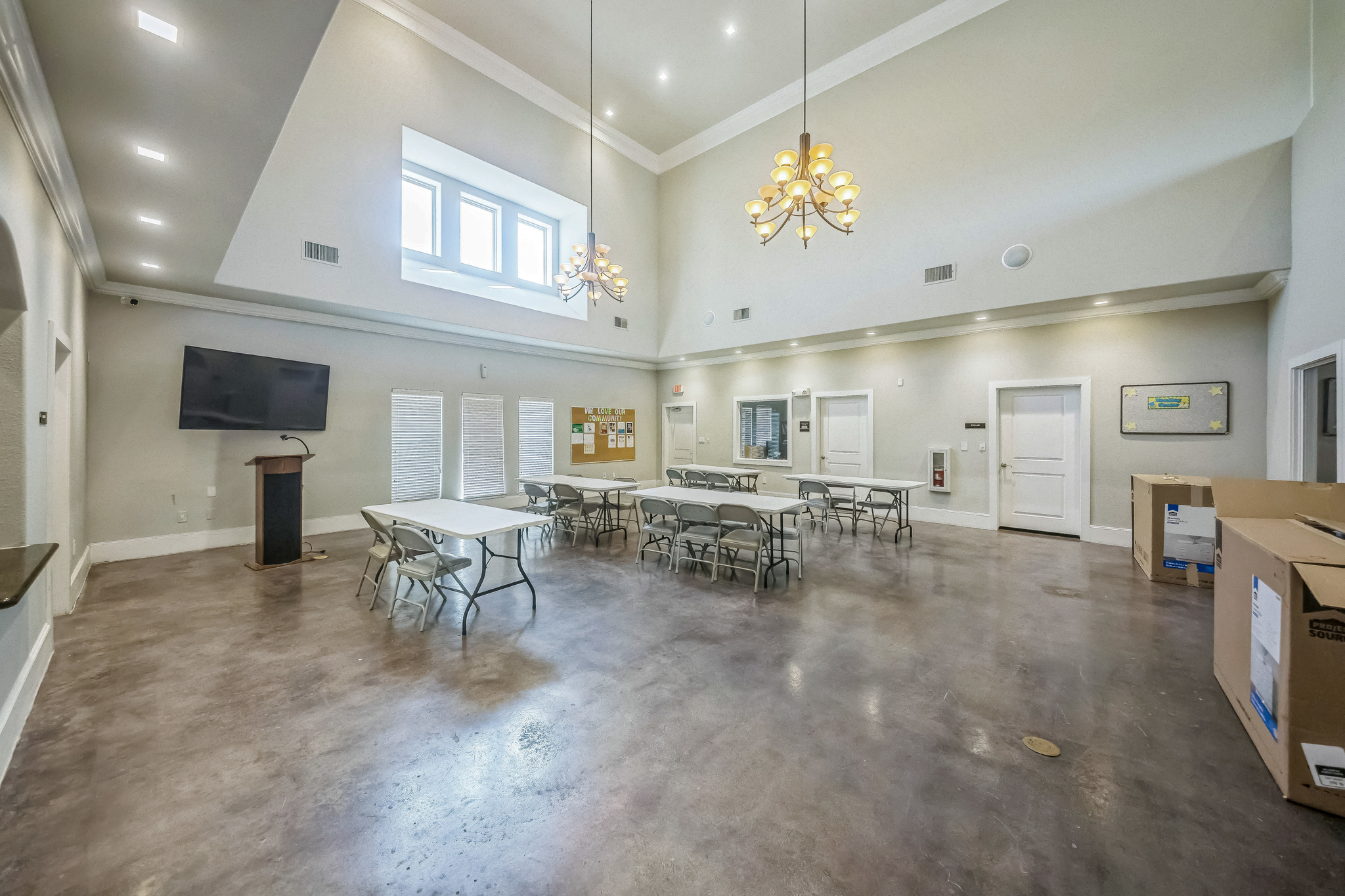 Clubhouse room