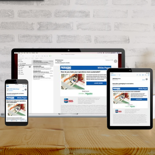 Mockup of email across phone, laptop, and tablet