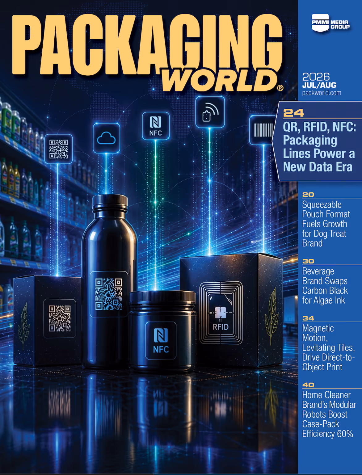 Packaging World magazine cover