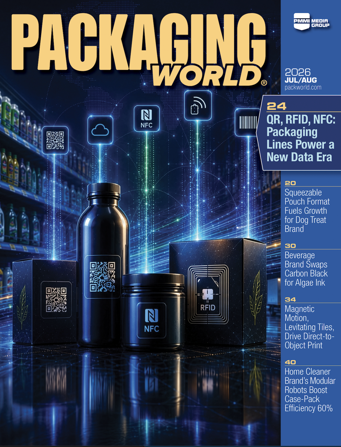 Packaging World magazine cover