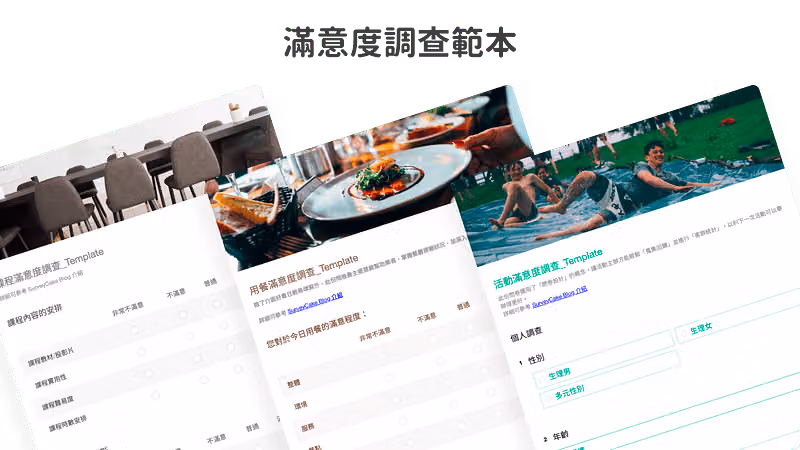 滿意度調查問卷範本