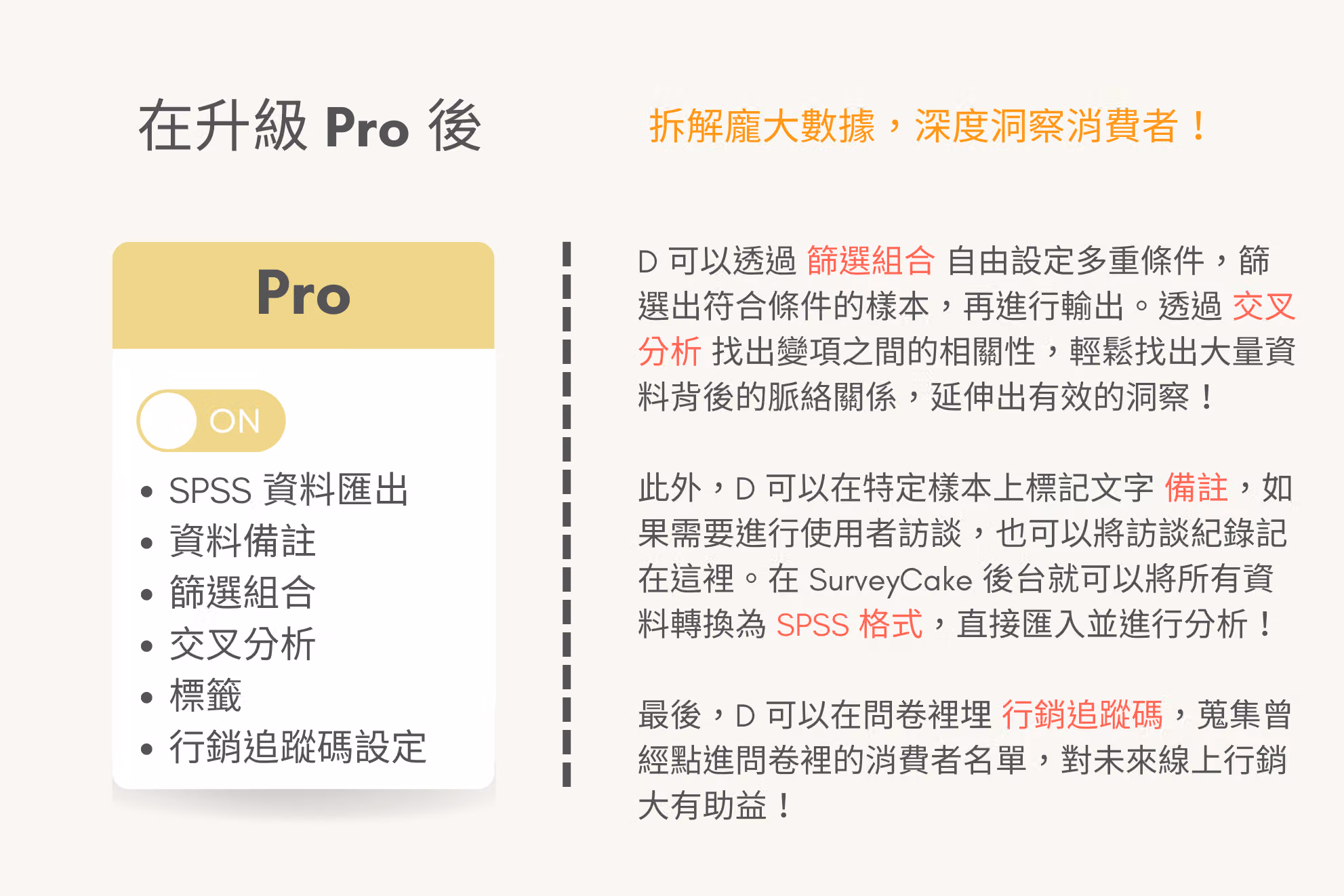 專業版能做到哪些資料分析的功能