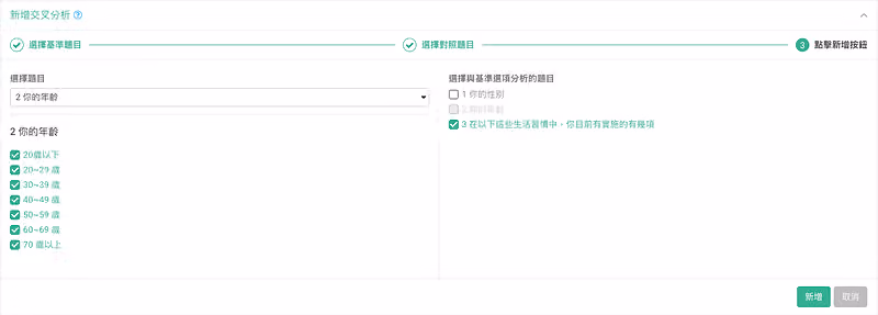 交叉分析