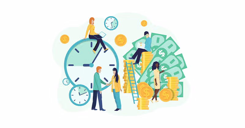 省下時間掌握更多金錢的示意圖