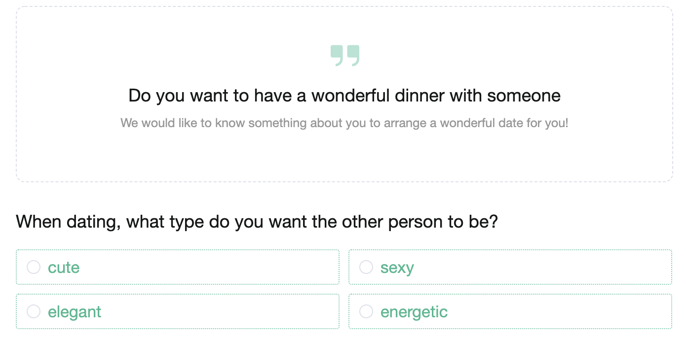 Survey response screen displaying the introduction text for a clear and engaging experience