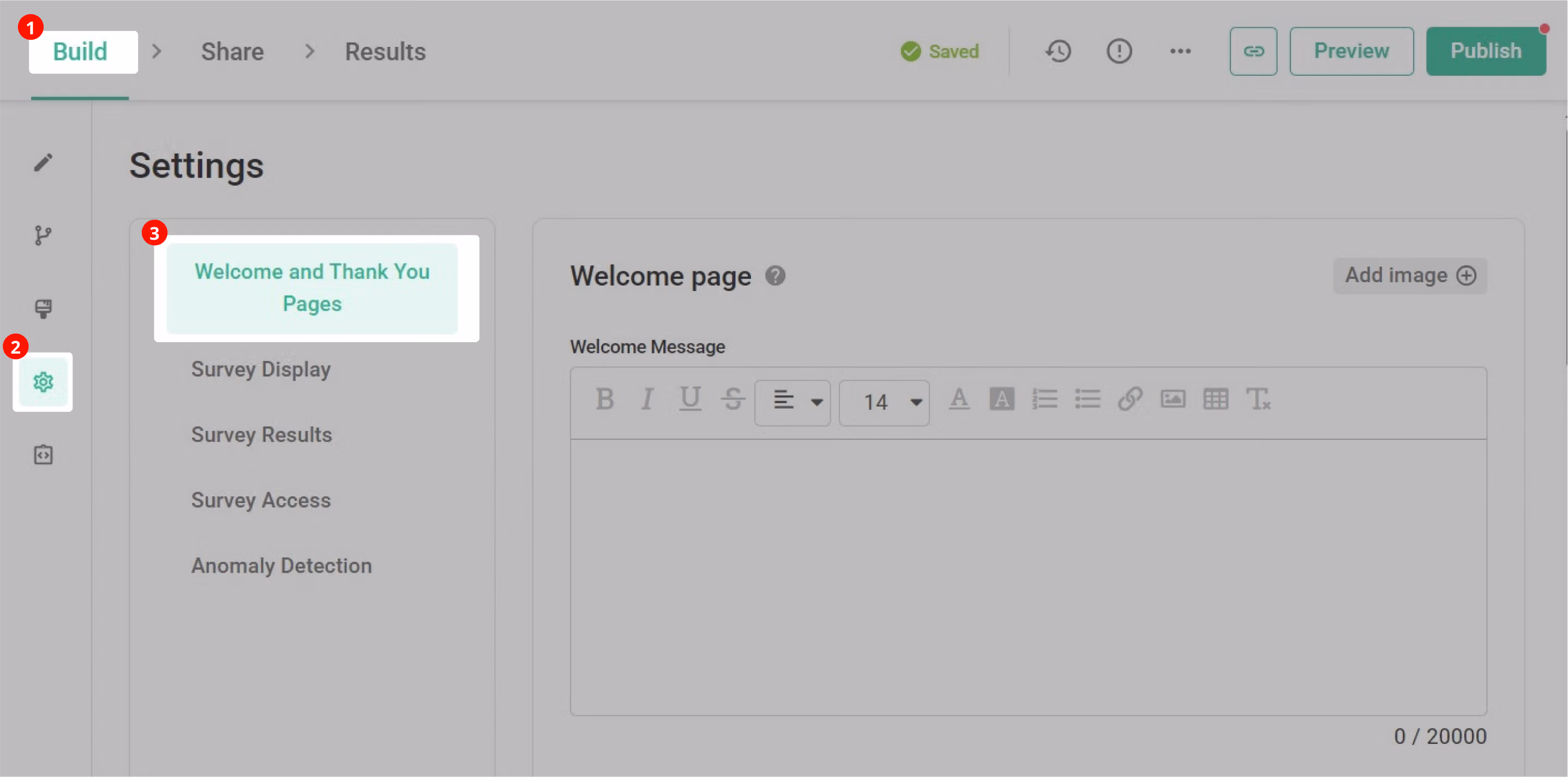 Redirect Button enabled with the button text and hyperlink URL entered