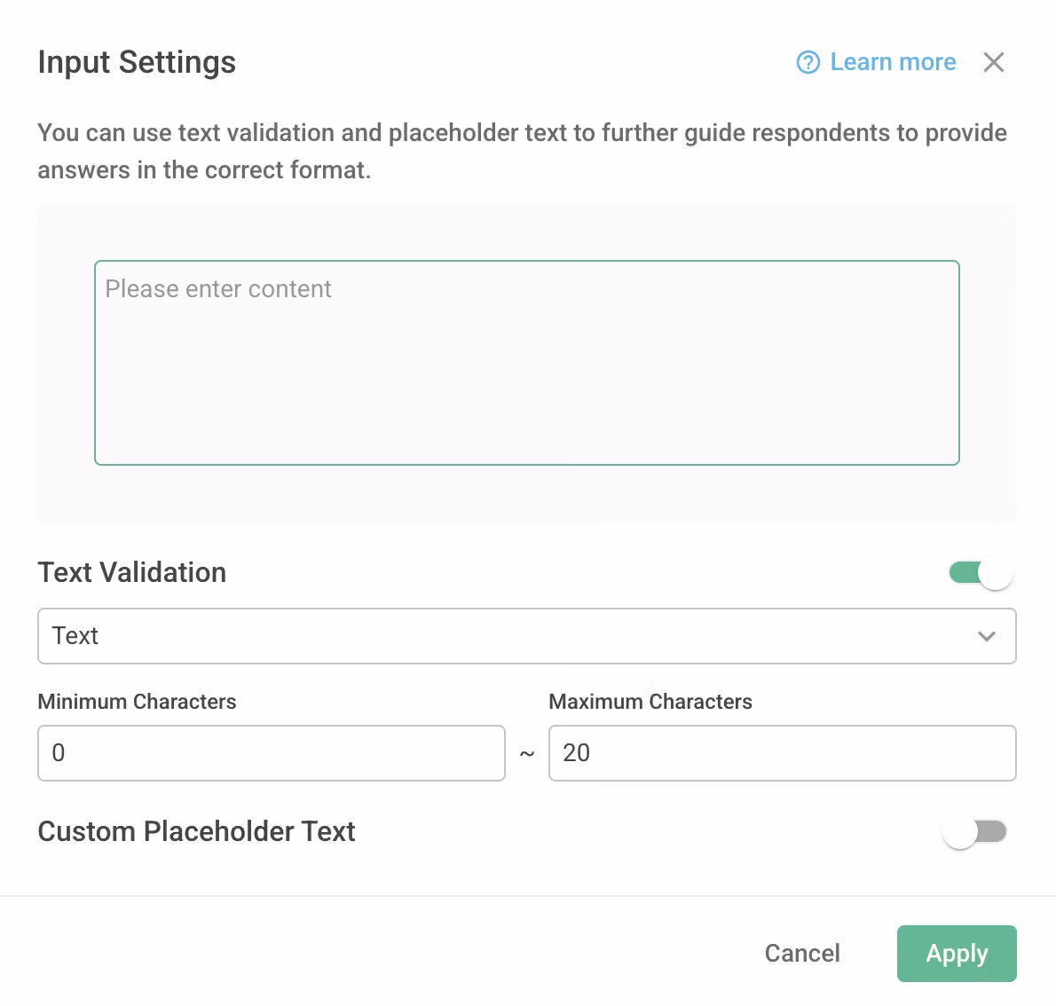 Survey URL parameter with %0a inserted so the prefilled default answer displays with automatic line breaks