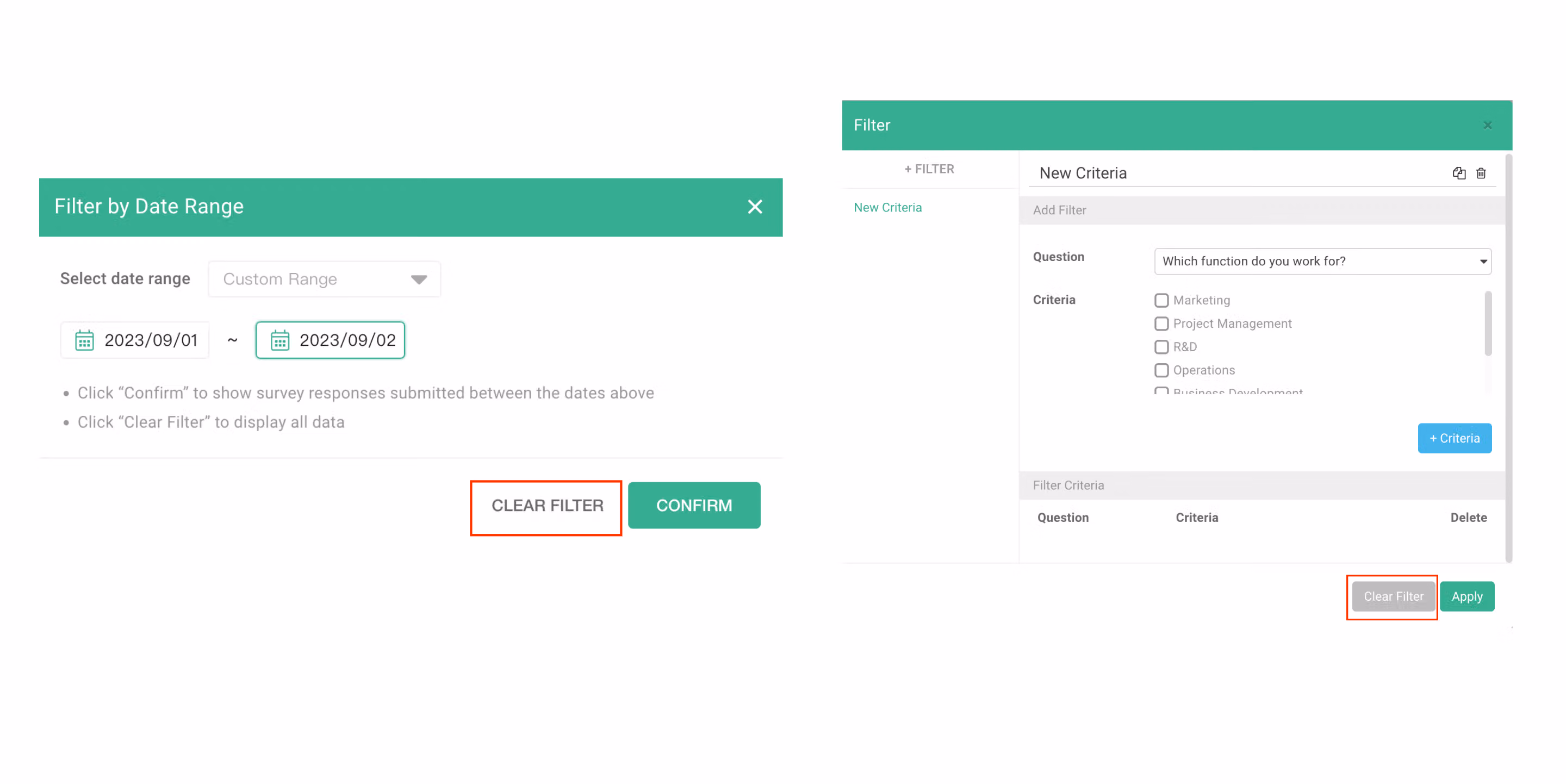 Responses Quality feature toggle for automatically placing certain responses into Quarantine
