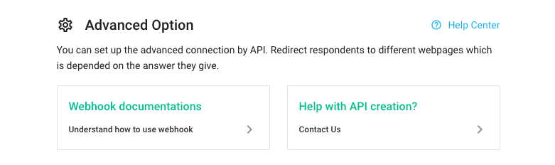 Animated demo of a respondent being redirected to the newly set official website after submitting the survey