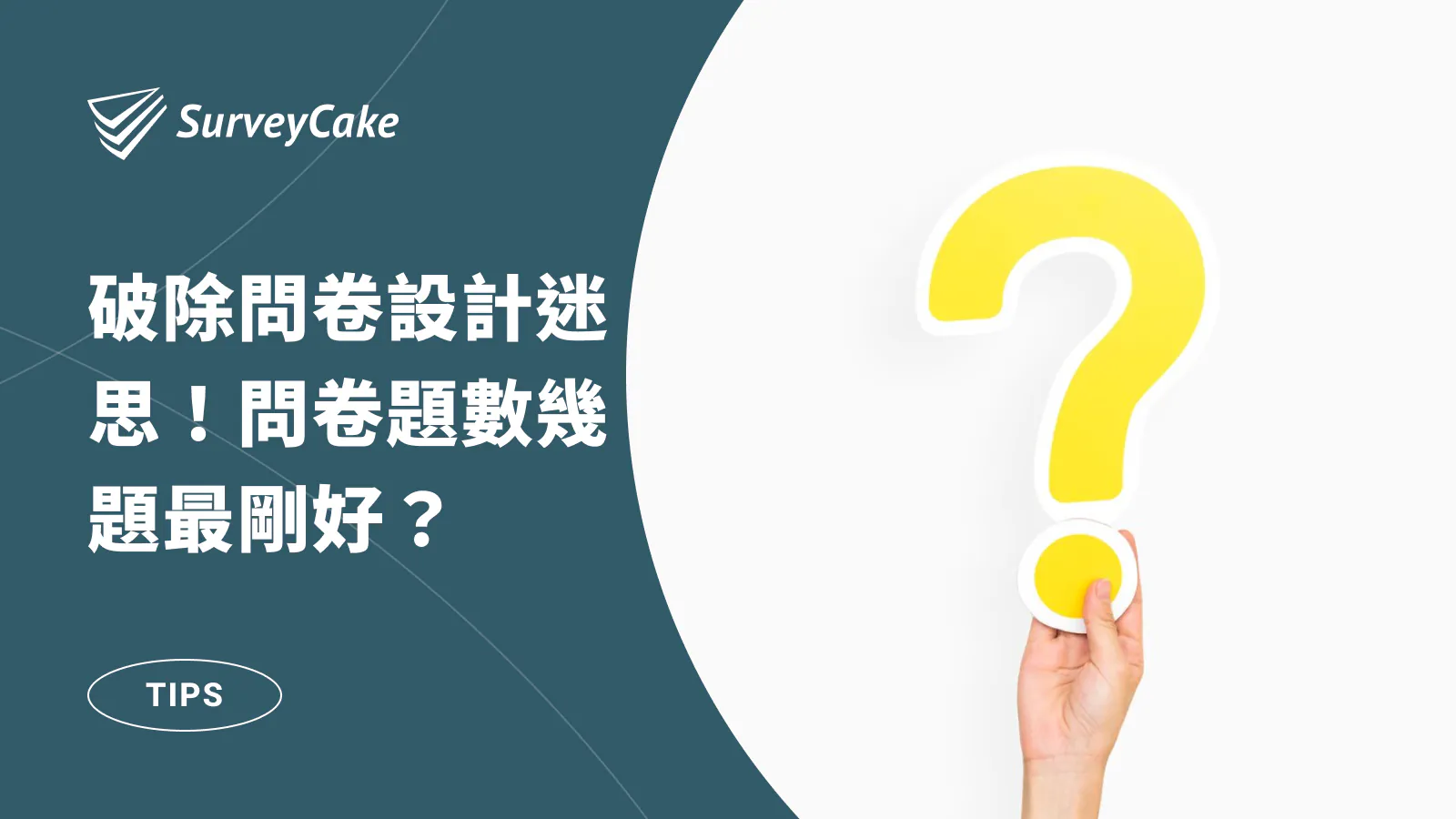 新手必看!如何設計問卷?問卷題目要幾題?破除問卷設計迷思!