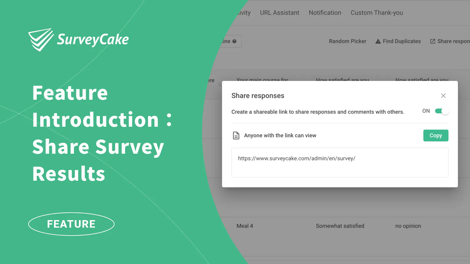 Share Survey Results to Keep Your Team Updated!
