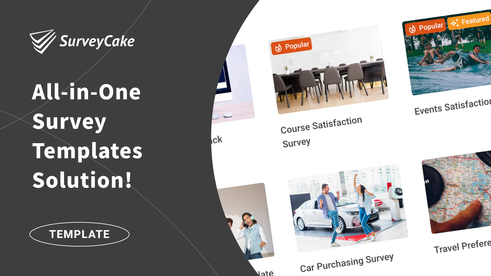 Explore Survey Templates Cover 8 Key Scenarios!