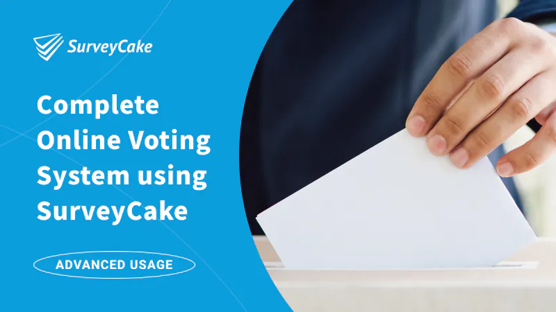 Create Your Online Voting Survey with SurveyCake!
