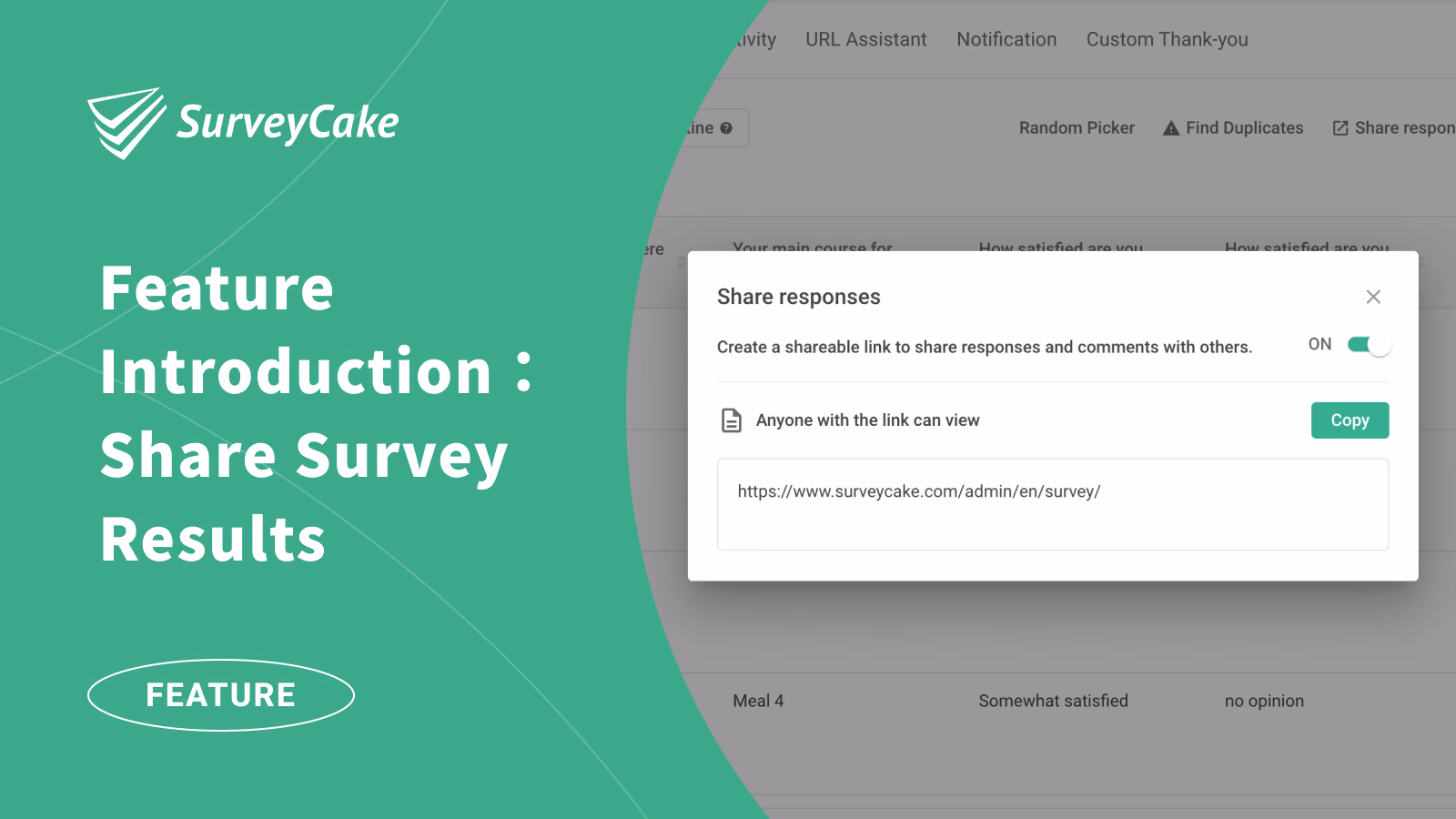 Share Survey Results to Keep Your Team Updated!