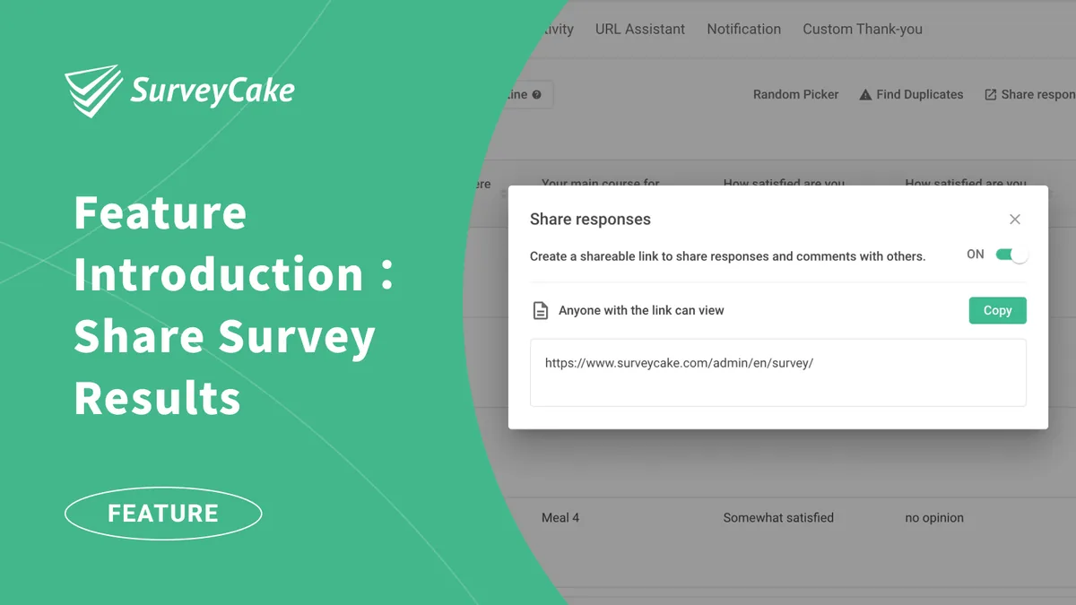 Share Survey Results to Keep Your Team Updated!