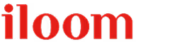 紅色字體的 iloom 品牌標誌。
