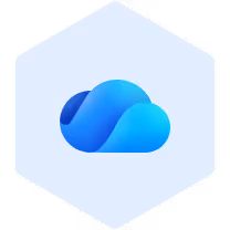 OneDrive 整合服務標誌