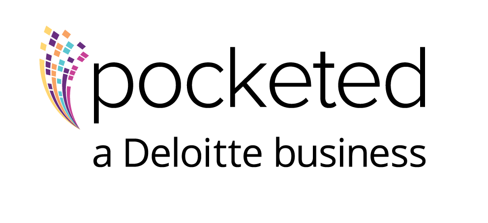 Pocketed, a Deloitte business, logo