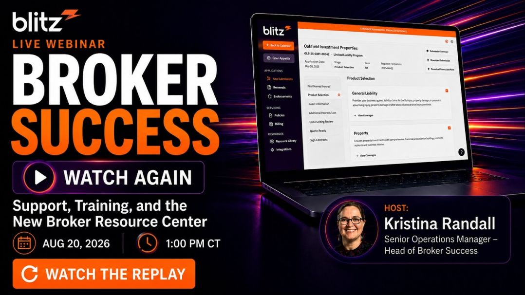 Blitz Broker Service and Support + BRC training