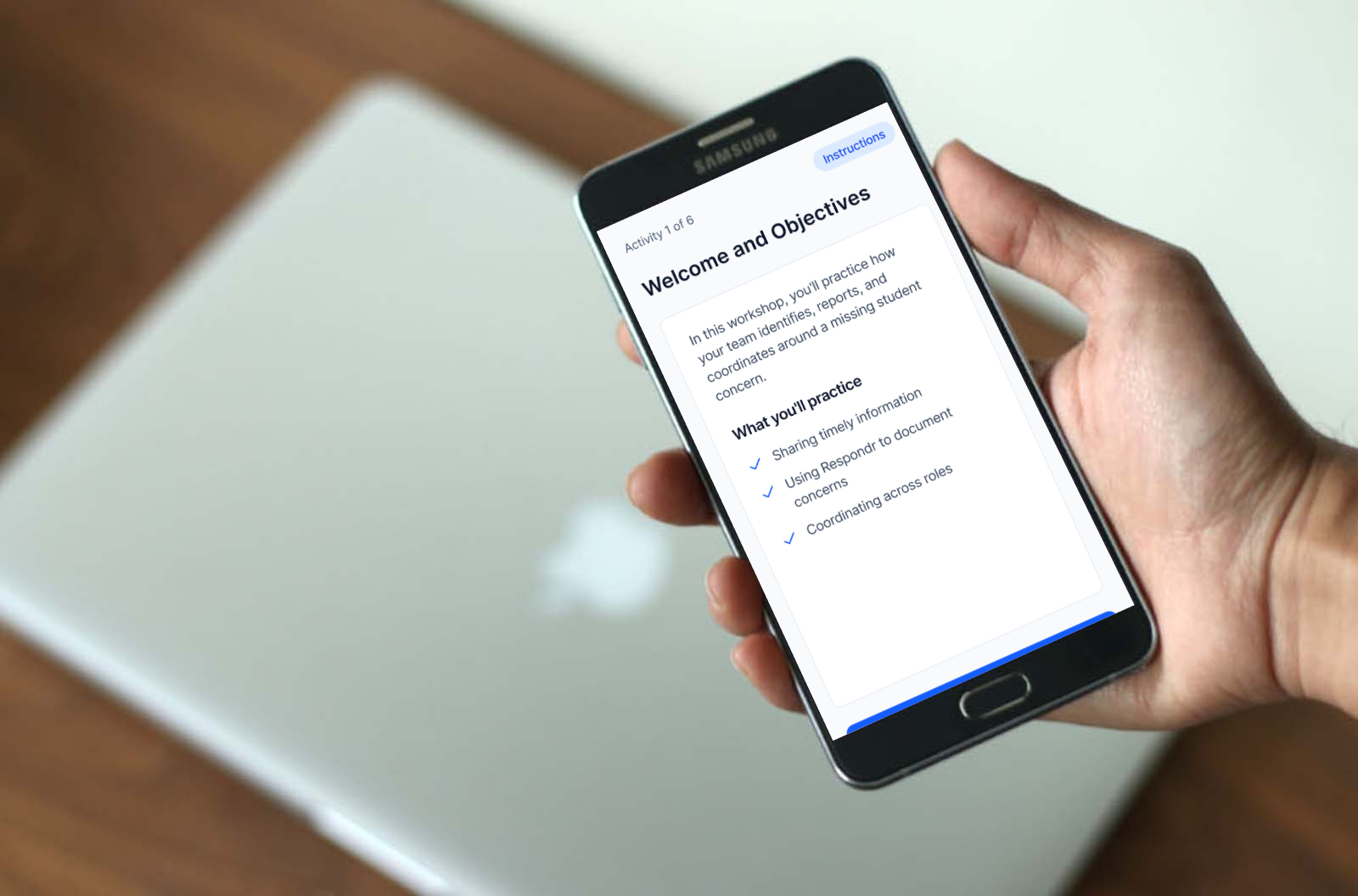 [interface] screenshot of an ai-driven healthcare application