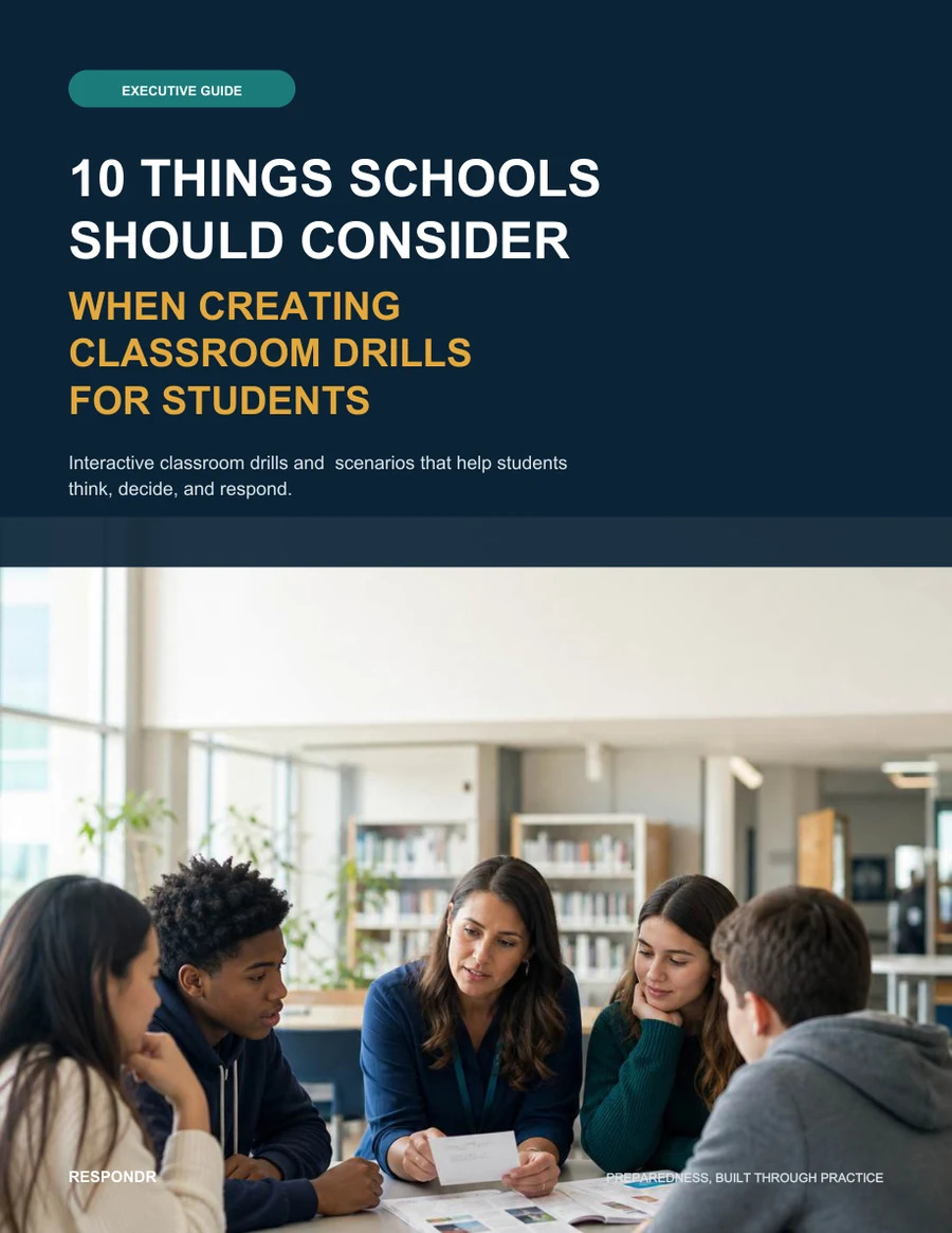 Cover of the classroom drills guide