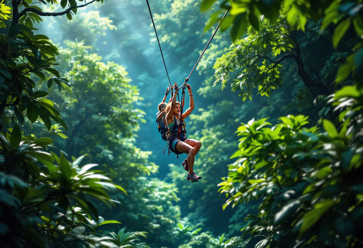 image of thrilling adventure spots (for a travel agency)