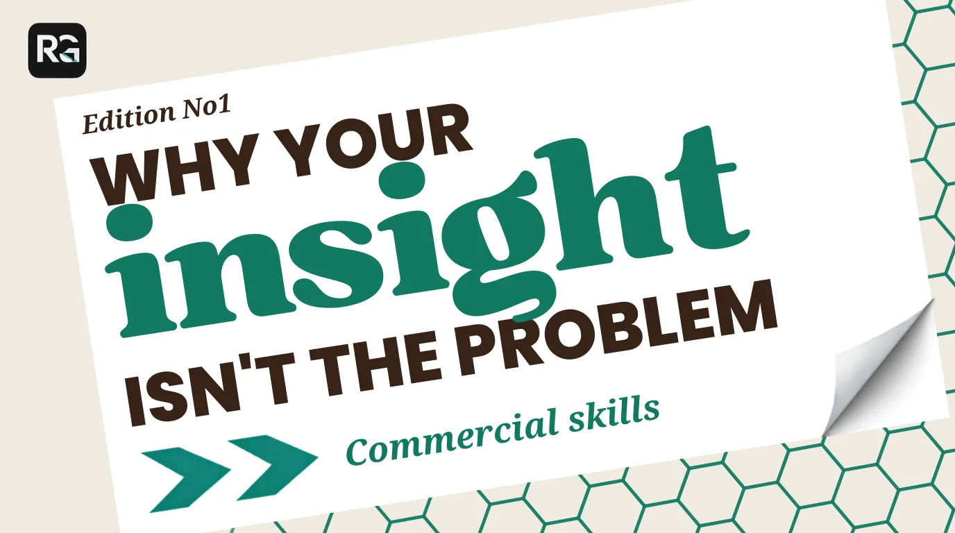 Why your market research insight isn't the problem — ResearchGeek Newsletter