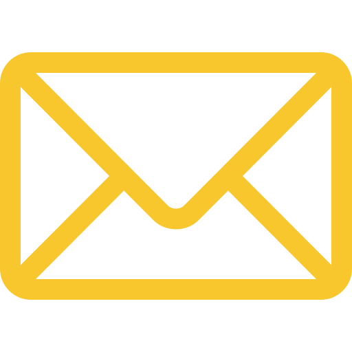 Yellow envelope icon symbolizing email or messaging.