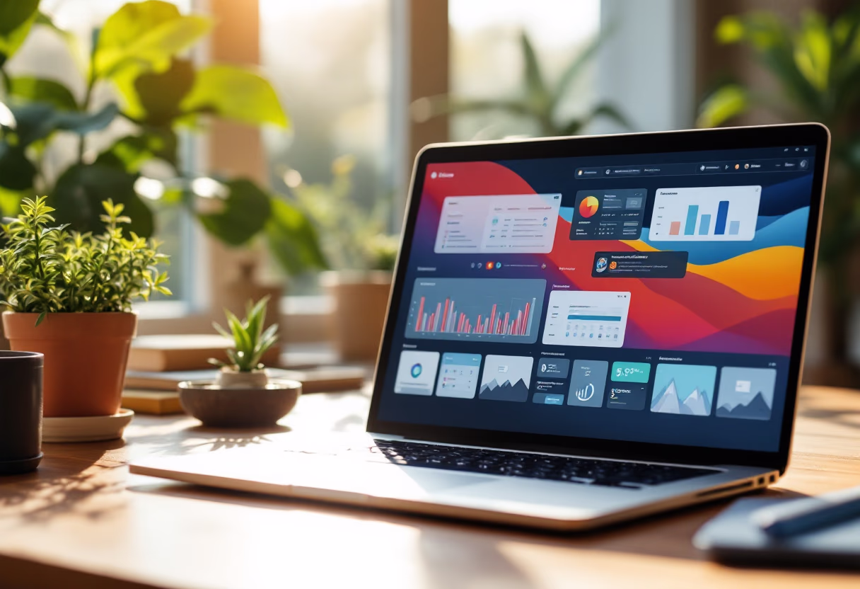 [interface] screenshot of the software interface (for a productivity tools business)