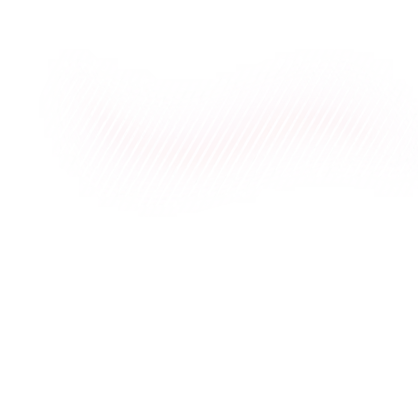 Abstract flowing wave shape with pink, purple, and white gradient and diagonal black stripes.