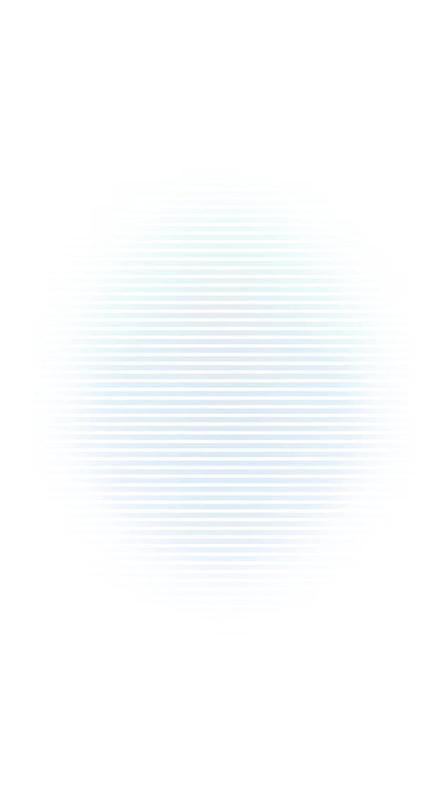 Sphere with blue and green sections divided by black horizontal stripes.
