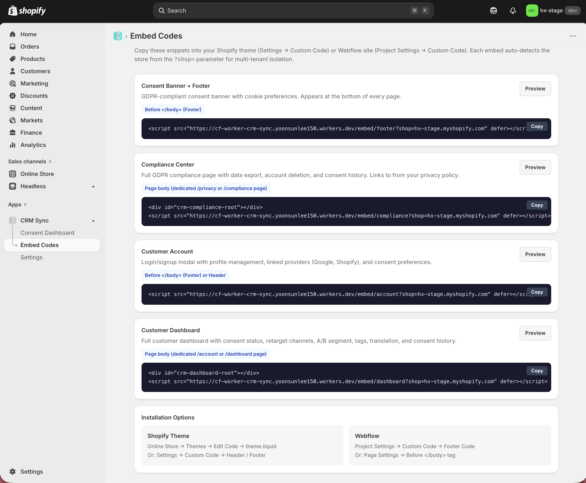 Shopify Native Application