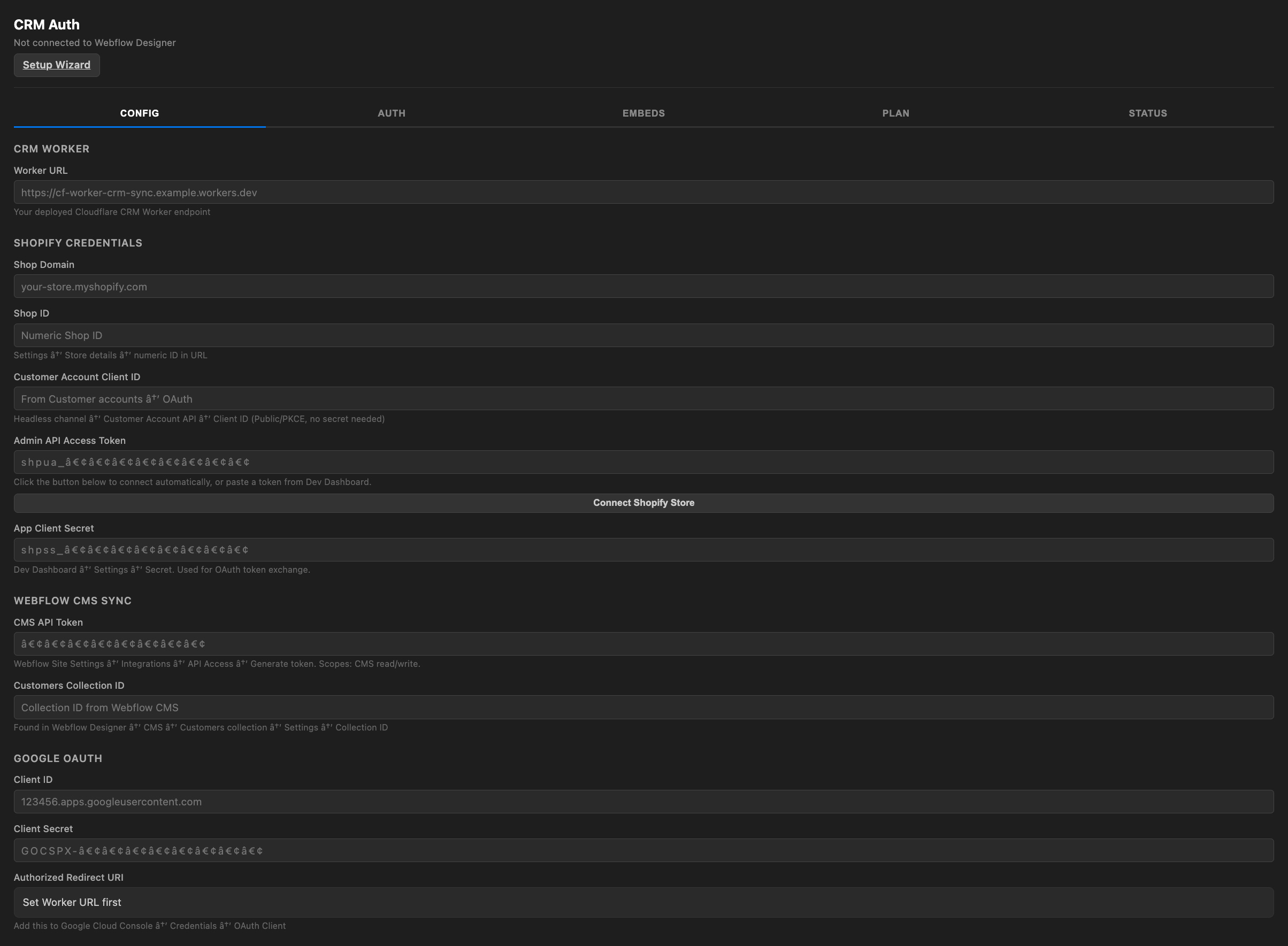 Configuration, scaling and security