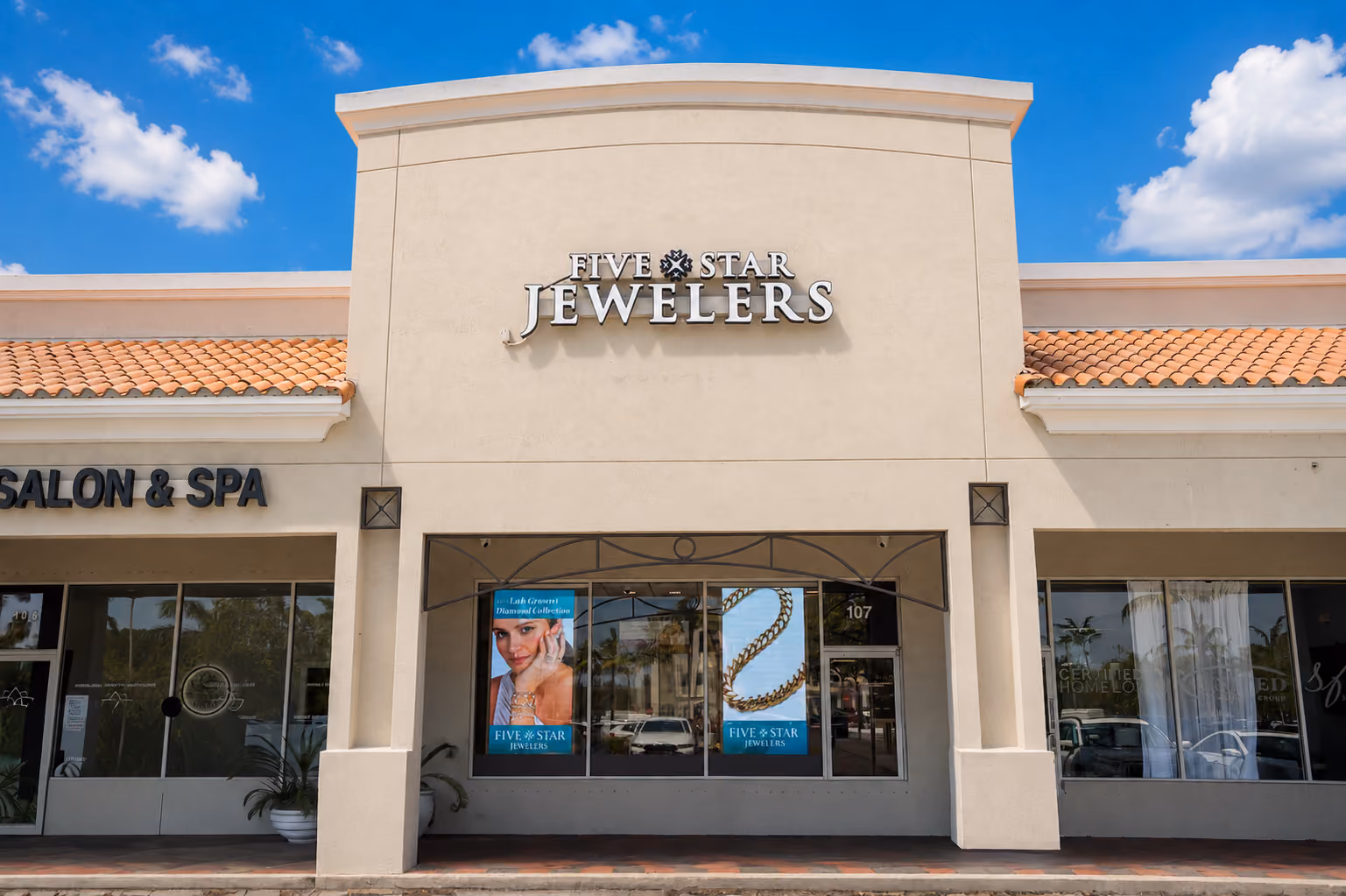 Fachada de Five Star Jewelers Miami Lakes