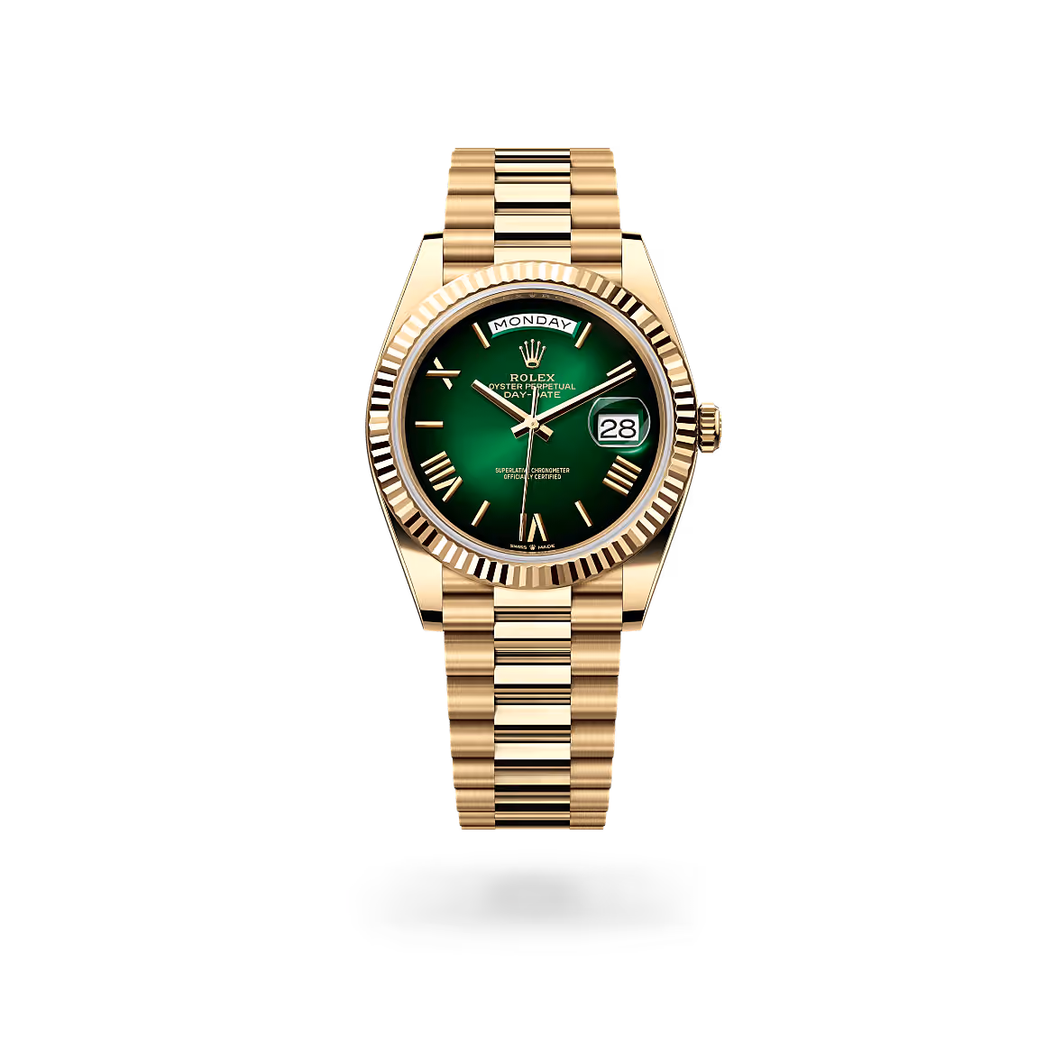 Reloj de lujo de oro