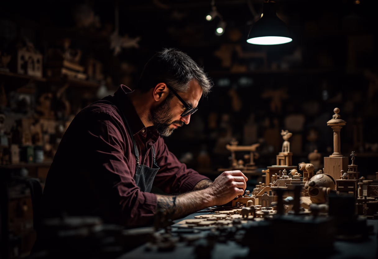 image of store owner or staff for a toys & game store