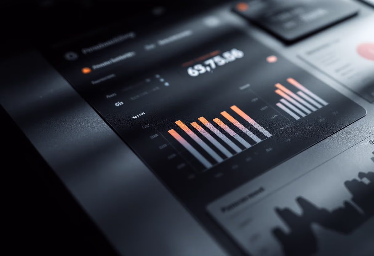 [interface] image of a dashboard interface (for a productivity tools business)